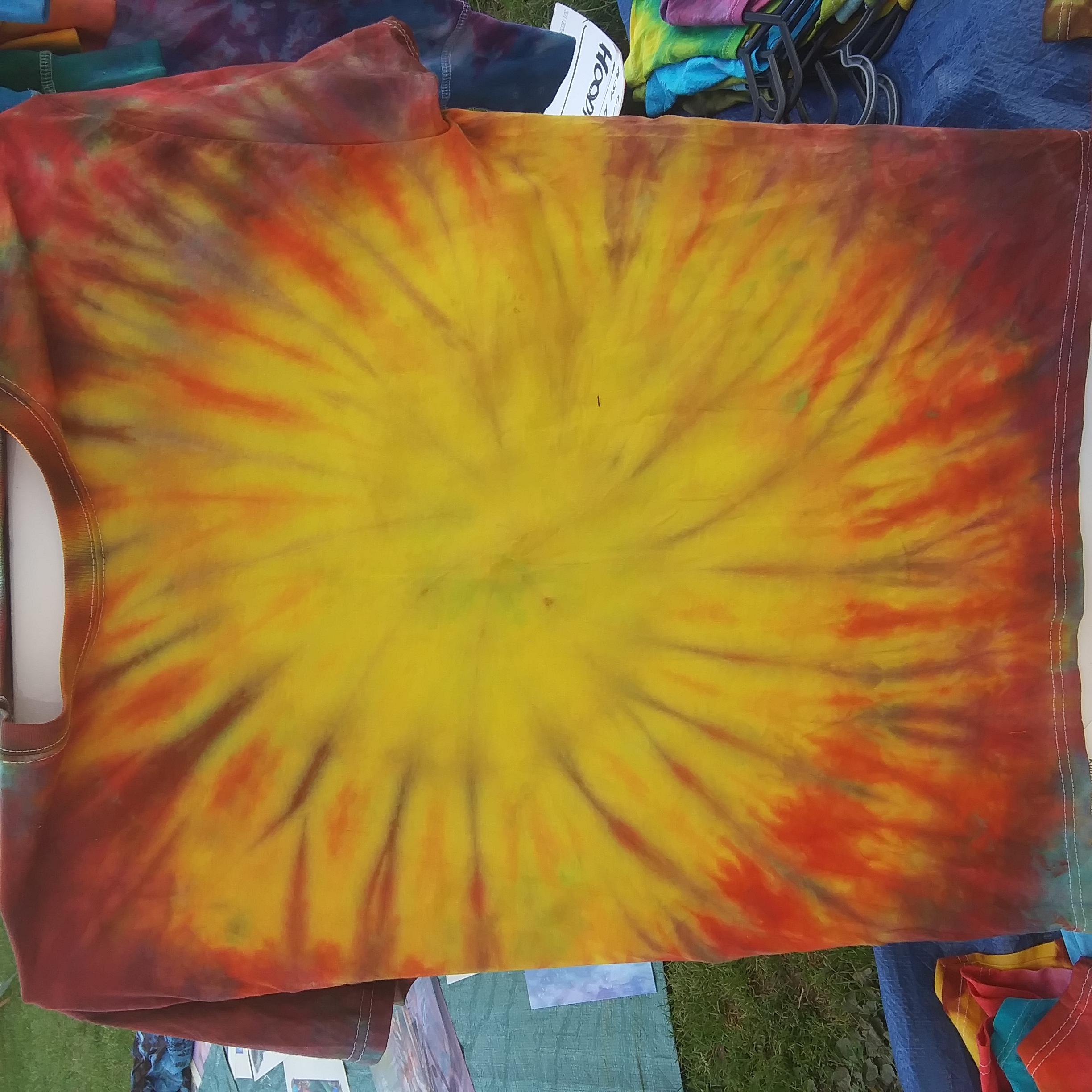 Sunburst tie dye
